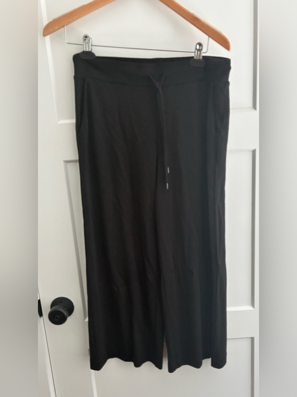 I ♥️Tyler Madison blank   cropped Wide-Leg Knit Pull-On Pants large flowy large